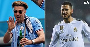 "One of the GOATs" - Jack Grealish reacts as ex-Chelsea and Real Madrid star Eden Hazard announces retirement