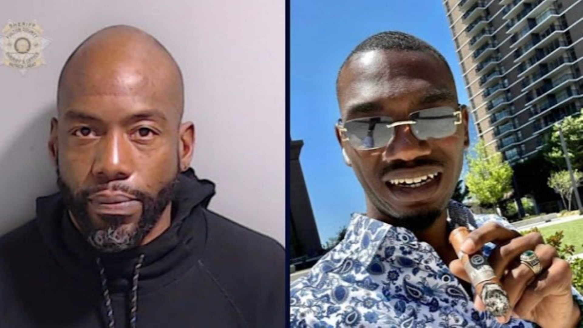 Suspect Ricardo Gayle (left) arrested in stabbing death of singer Nat King Cole