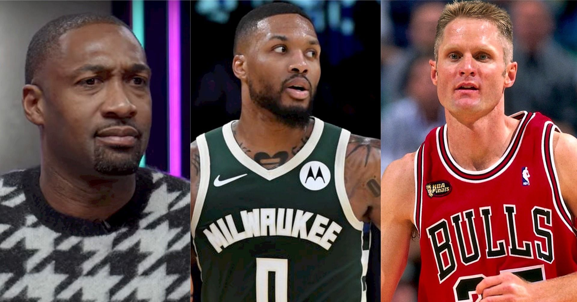 Former three-time All-Star point guard Gilbert Arenas, Milwaukee Bucks superstar point guard Damian Lillard and former Chicago Bulls sharpshooter Steve Kerr