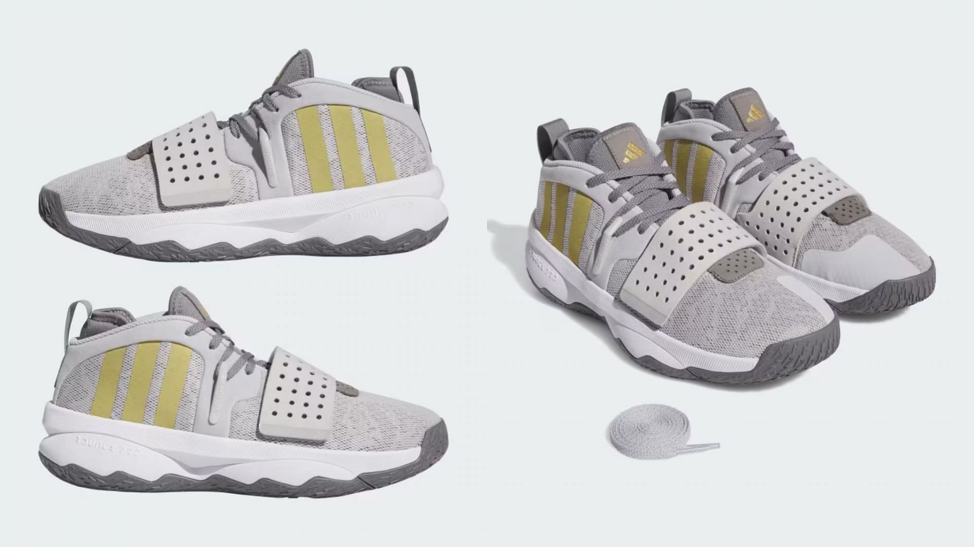Primarily using gray, the new colorway incorporates the &quot;gold metallic&quot; tongue tab and three stripes.