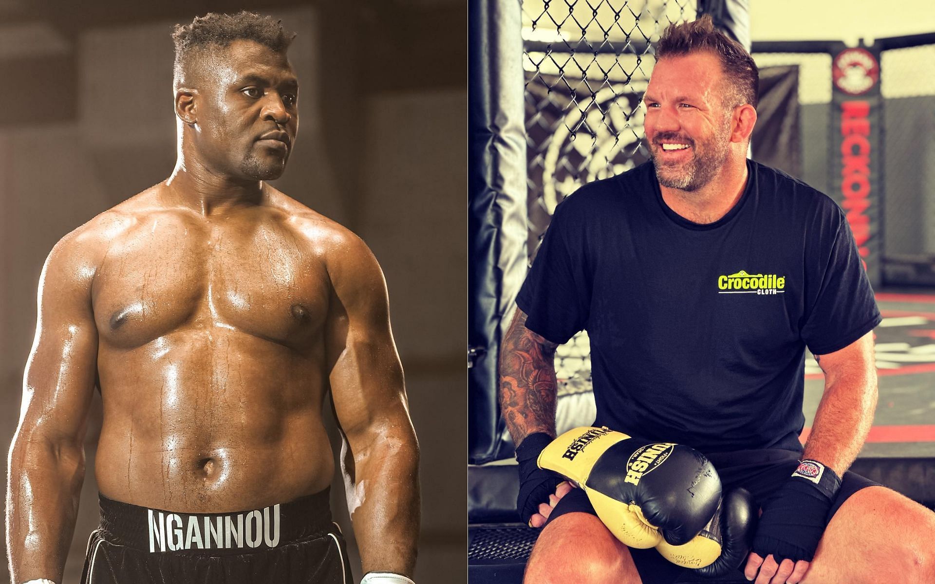 Could Francis Ngannou face Ryan Bader in the future? [Image Credit: @francisngannou and @ryanbader on Instagram]