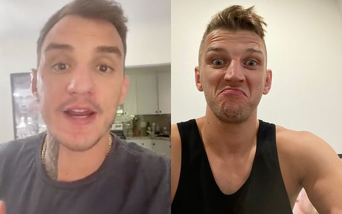 "I’m not financial advisor but homie is in trouble" - UFC lightweight vet calls out Dan Hooker with popular kangaroo vs human clip