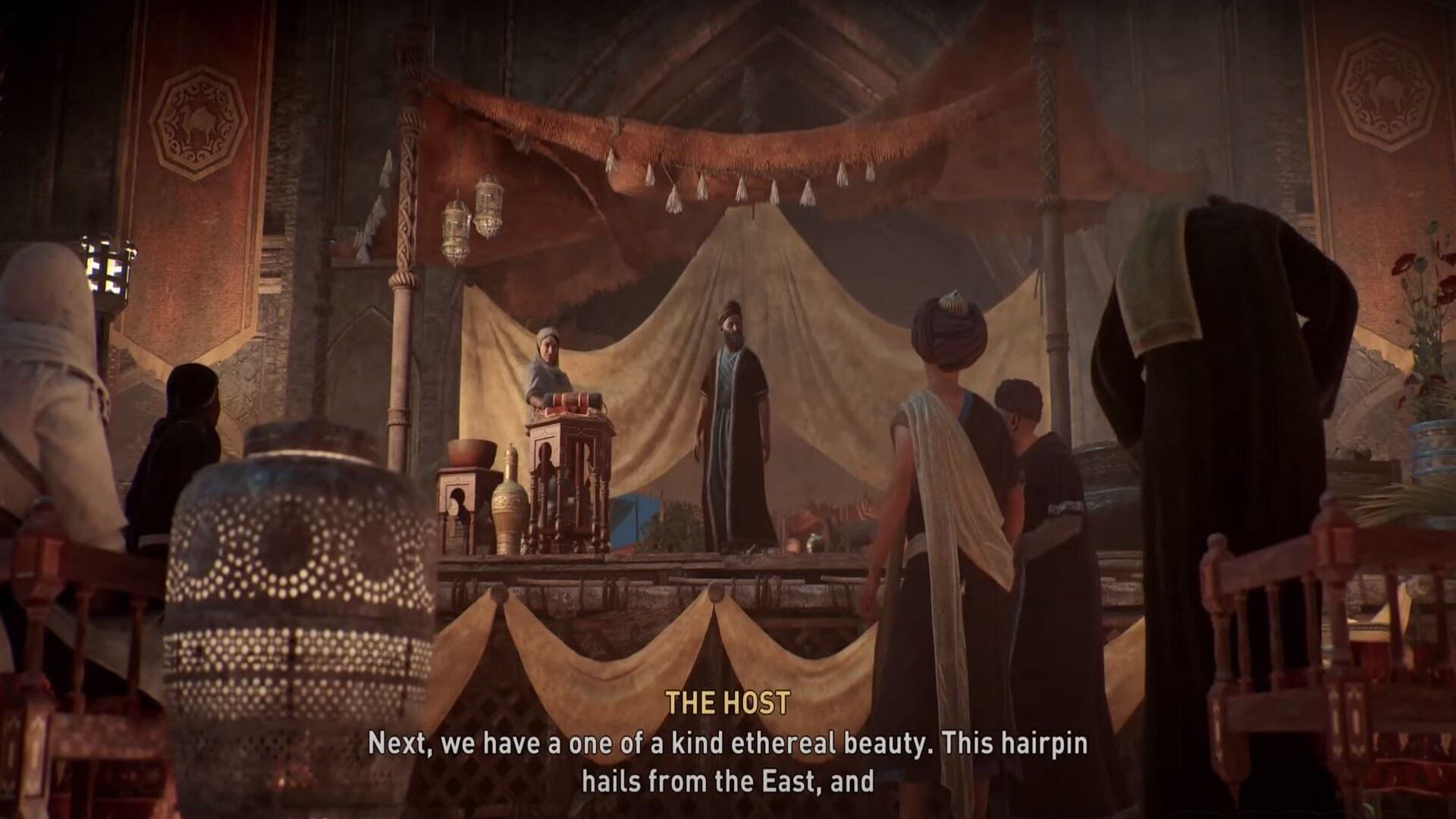 Finally, you can experience what those grandiose markets of the Silk Route are all about (Image via Ubisoft)