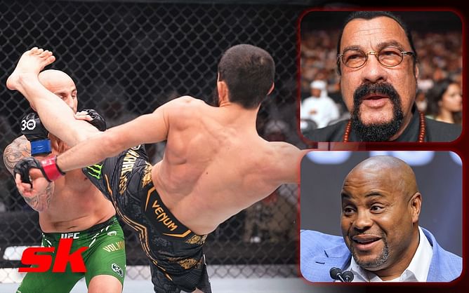 "It will stand the test of time"- Unseen reactions from Steven Seagal, Daniel Cormier, and more in the wake of Islam Makhachev's UFC 294 triumph