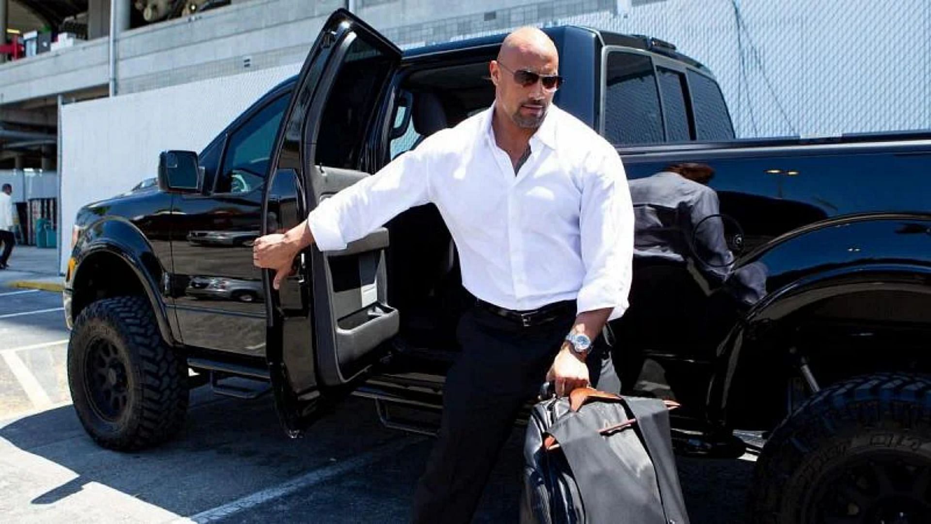 WWE legend The Rock, real name Dwayne Johnson