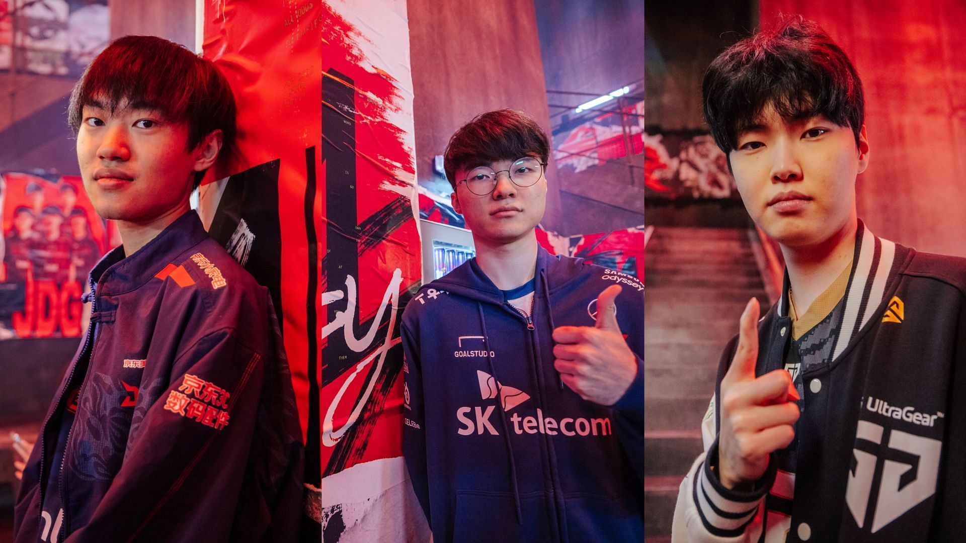 The best mid laners at League of Legends Worlds 2023 (Image via Colin Young-Wolff/Riot Games)