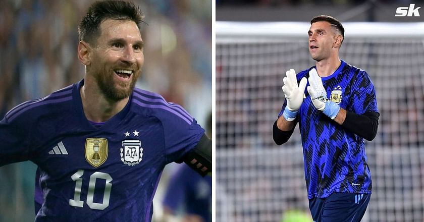 Emi Martinez reacts with message as Lionel Messi fires Argentina to ...