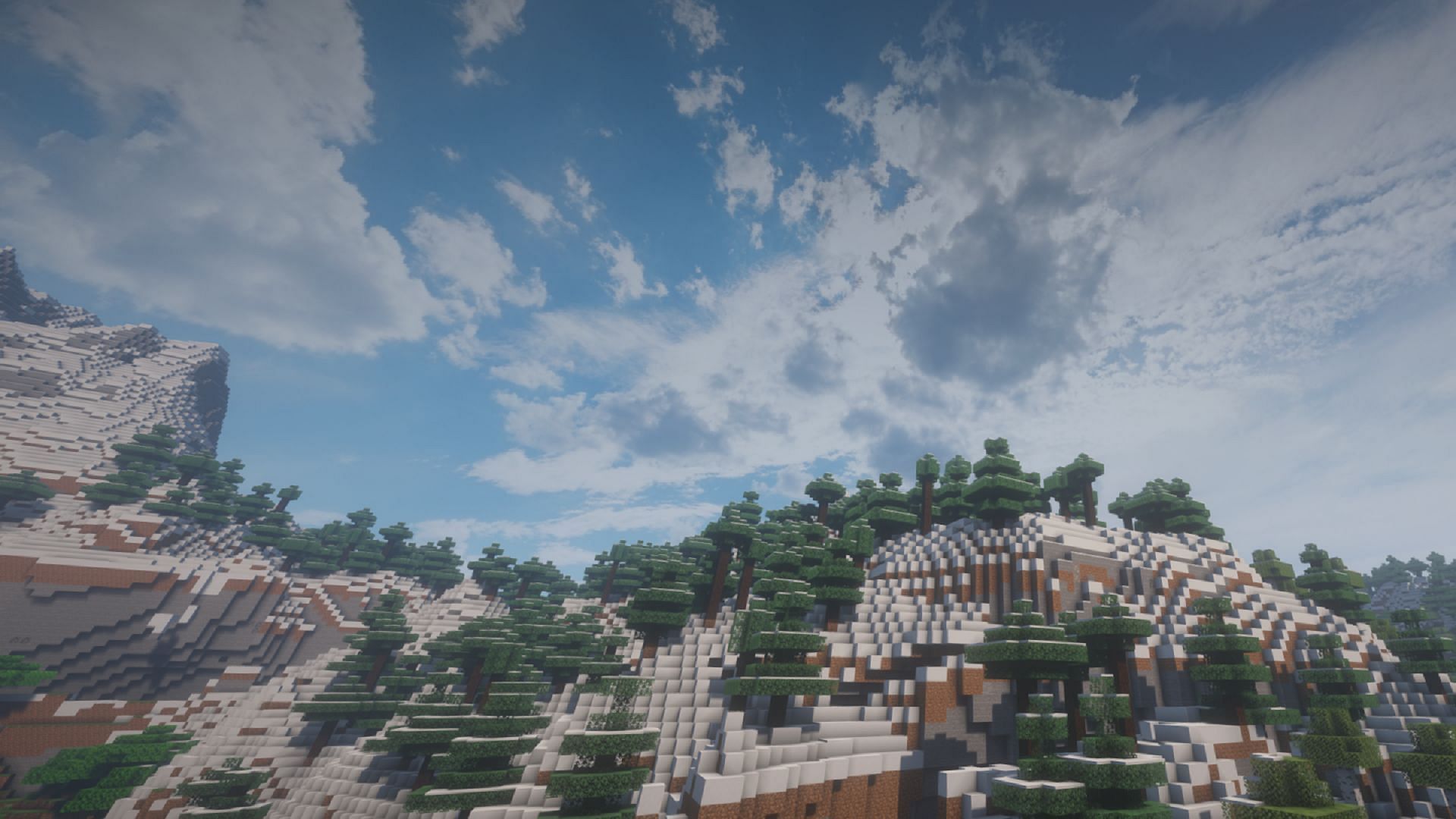 Dramatic Skys retextures Minecraft&#039;s skies to carry a photorealistic quality to them (Image via TheBaum64/CurseForge)