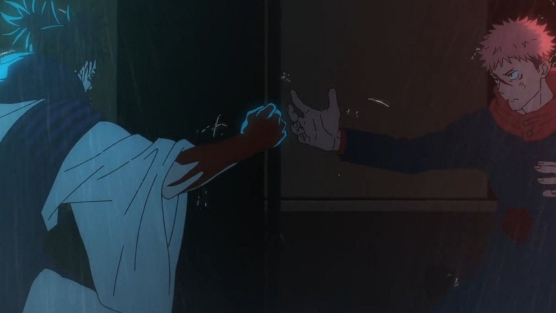 Choso and Yuji as shown in Jujutsu Kaisen anime (Image via Studio MAPPA)