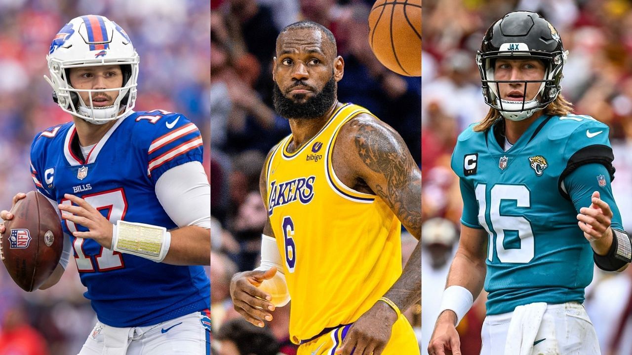 LeBron James picked the Buffalo Bills to win over the Jacksonville Jaguars. 