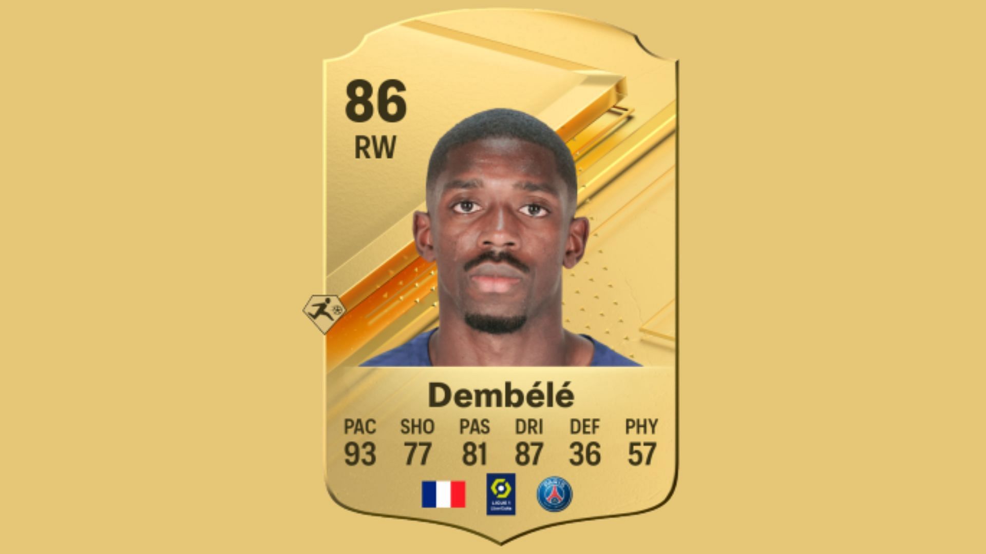 Ousmane Dembele in EA FC 24 (Image via EA Sports)