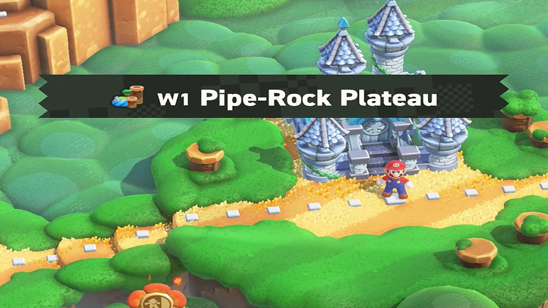 Super Mario Bros. Wonder Pipe-Rock Plateau 