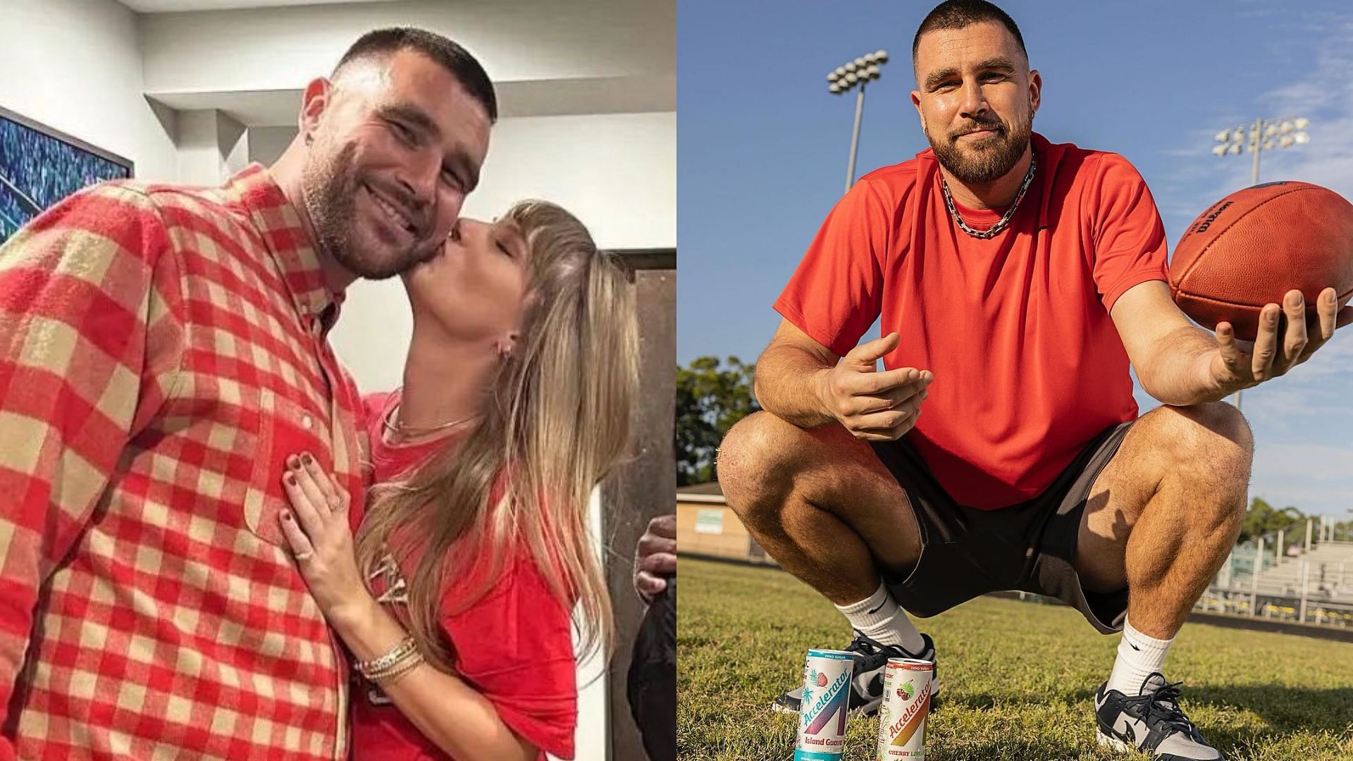 Travis Kelce top three outfits with Taylor Swift.