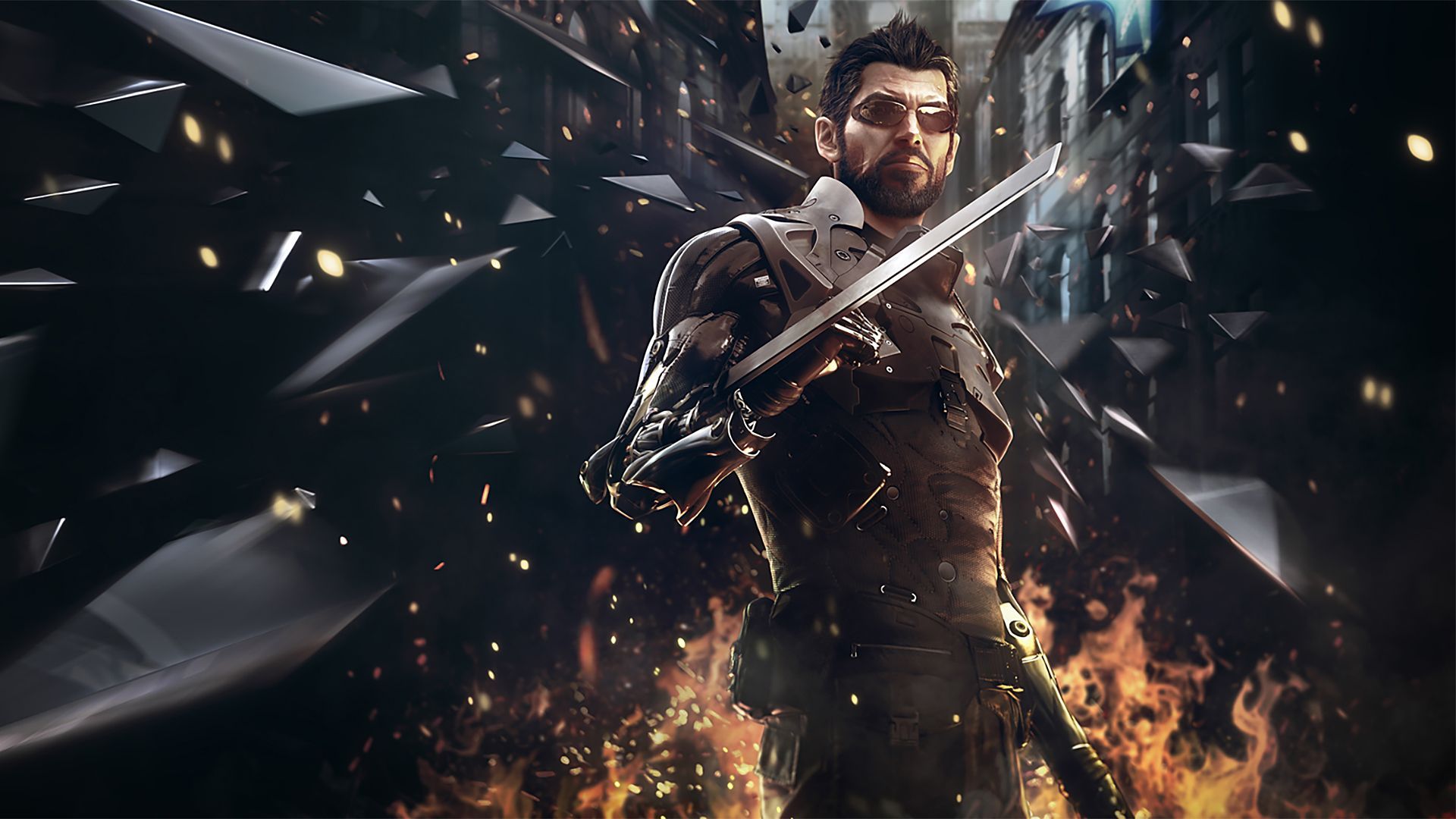 It&#039;s uncertain if players will return to the shoes of Adam Jensen again. (Image via Square Enix)