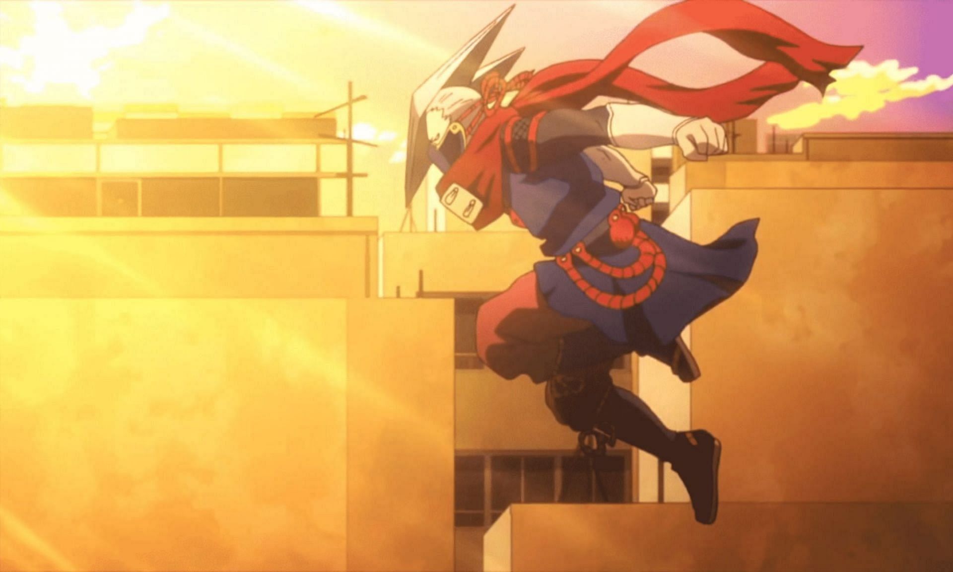 Edgeshot as seen in the My Hero Academia anime (Image via BONES)