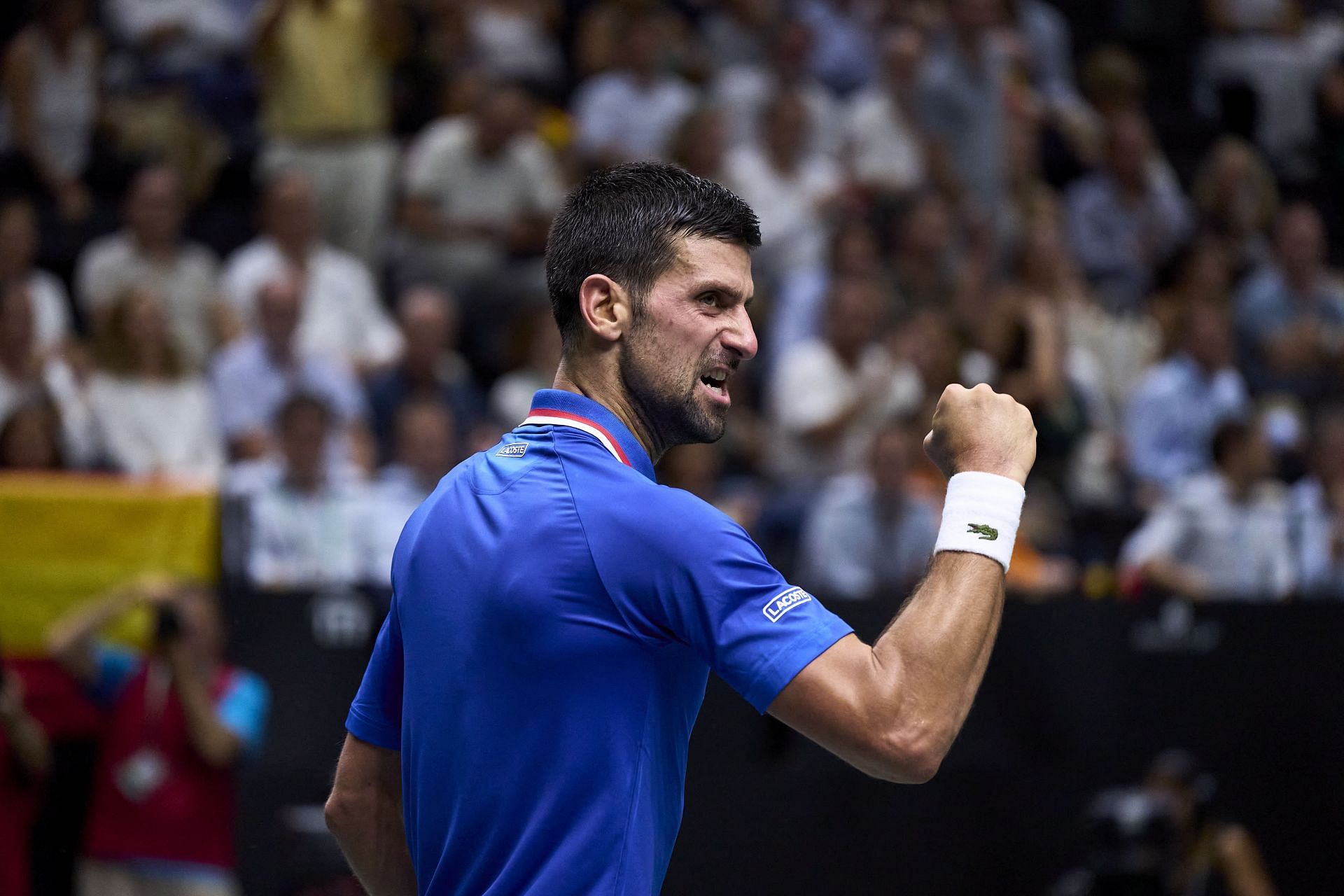 Novak Djokovic in 2023 Davis Cup Finals Group Stage