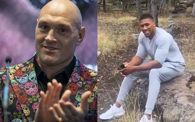 Tyson Fury reacts to Anthony Joshua's 'unbelievable' four-day darkness retreat