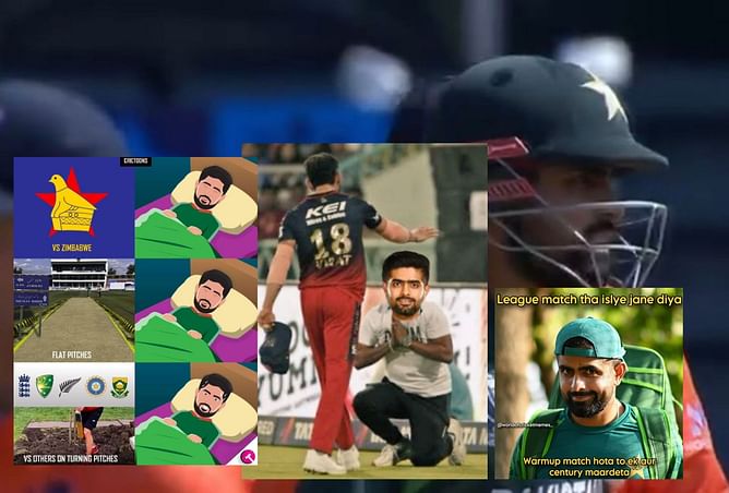 Gareebo Ka Shubman Gill" - Top 10 Babar Azam memes after his failure in PAK vs NED 2023 ODI World Cup clash