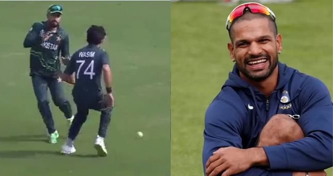 CWC 2023 : खराब फील्डिंग के लिए शिखर धवन ने पाकिस्तान टीम को किया ट्रोल, ट्वीट करके लिए मजे