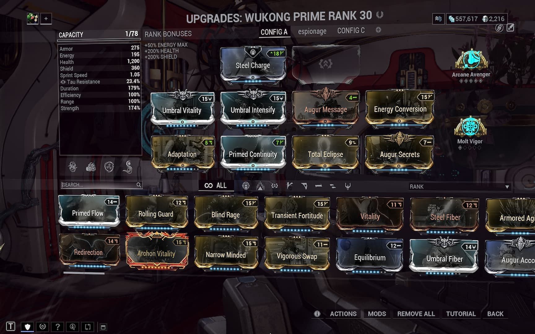 Wukong Prime build for solo Index
