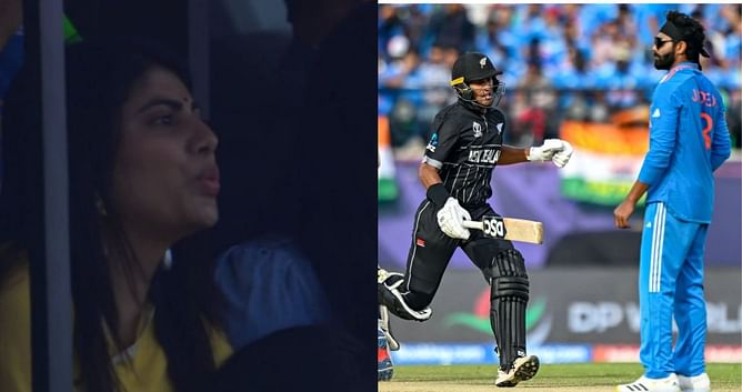 CWC 2023 : स्टार ऑलराउंडर रविंद्र जडेजा की पत्नी पहुंची धर्मशाला , IND vs NZ मैच में आईं नजर
