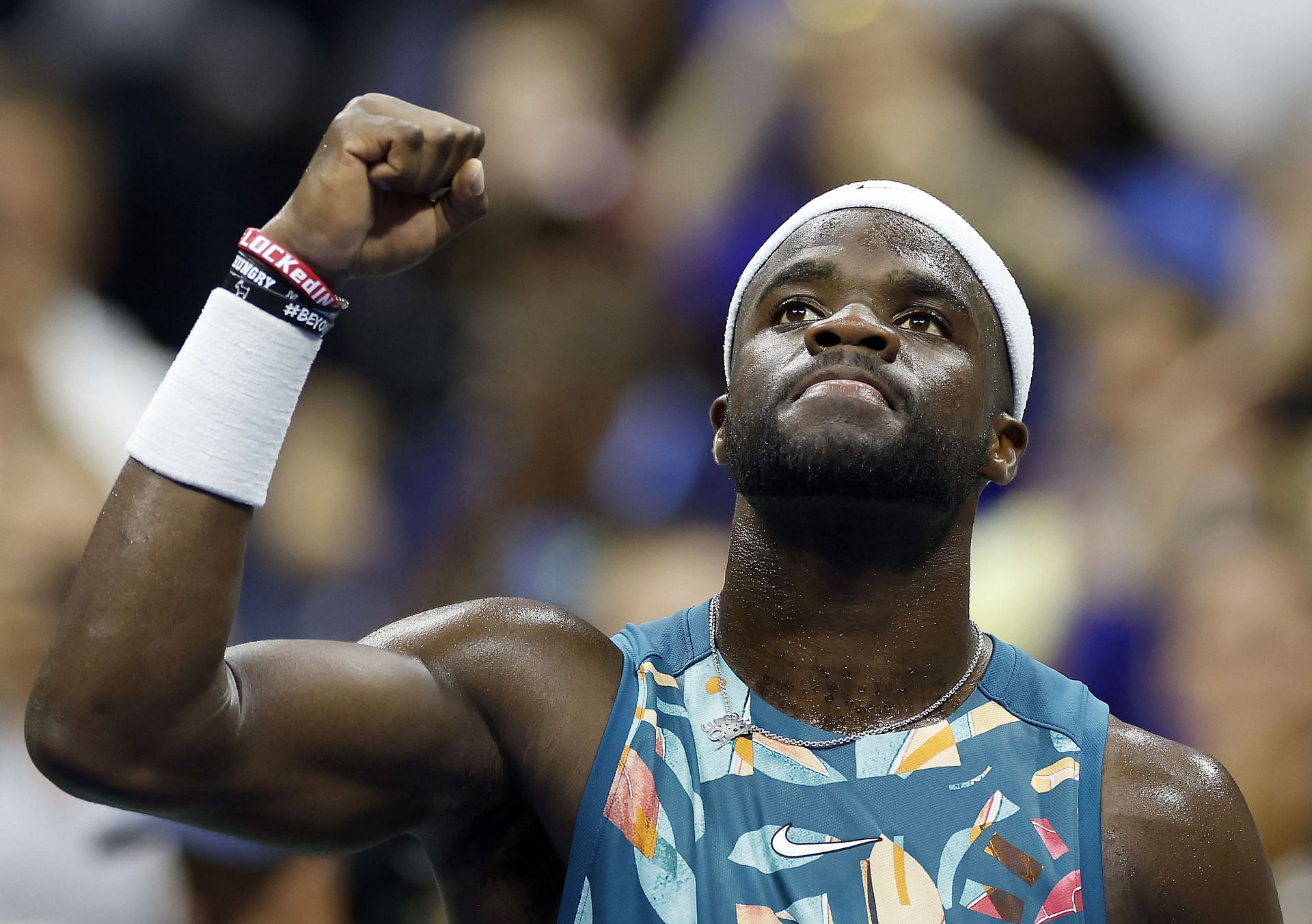 Frances Tiafoe pictured at the 2023 US Open