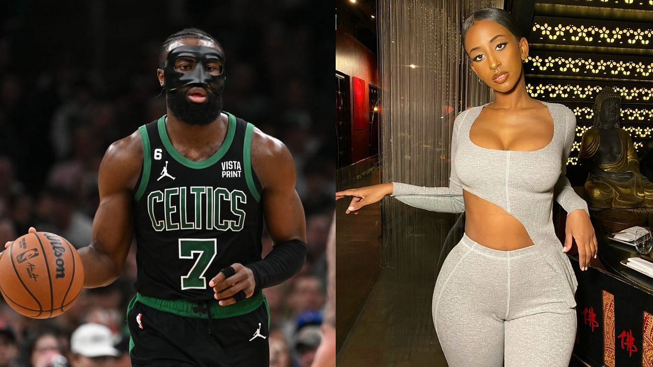Jaylen Brown was with UK model Suzie Micael during his 27th birthday celebration.