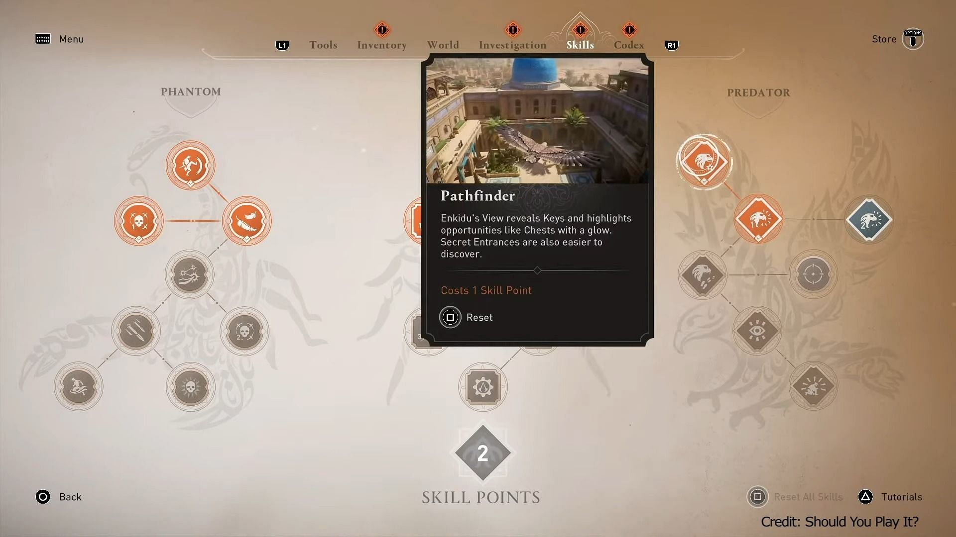 Pathfinder skill in Mirage (Image via Ubisoft)