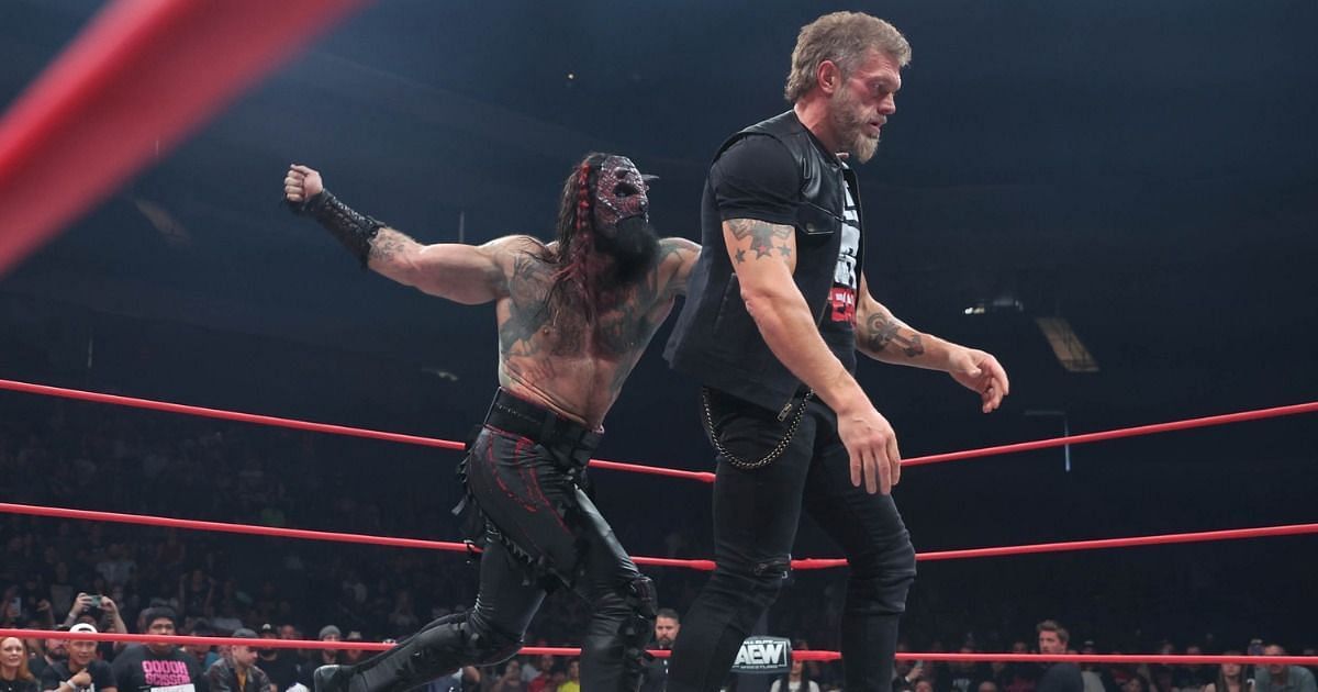 Adam Copeland was attacked by Luchasaurus and Nick Wayne on AEW Collision