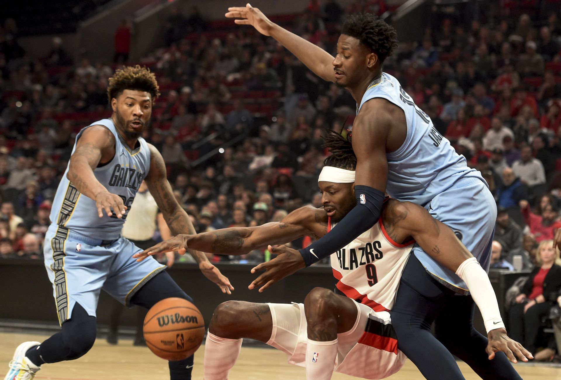 Grizzlies Trail Blazers Basketball