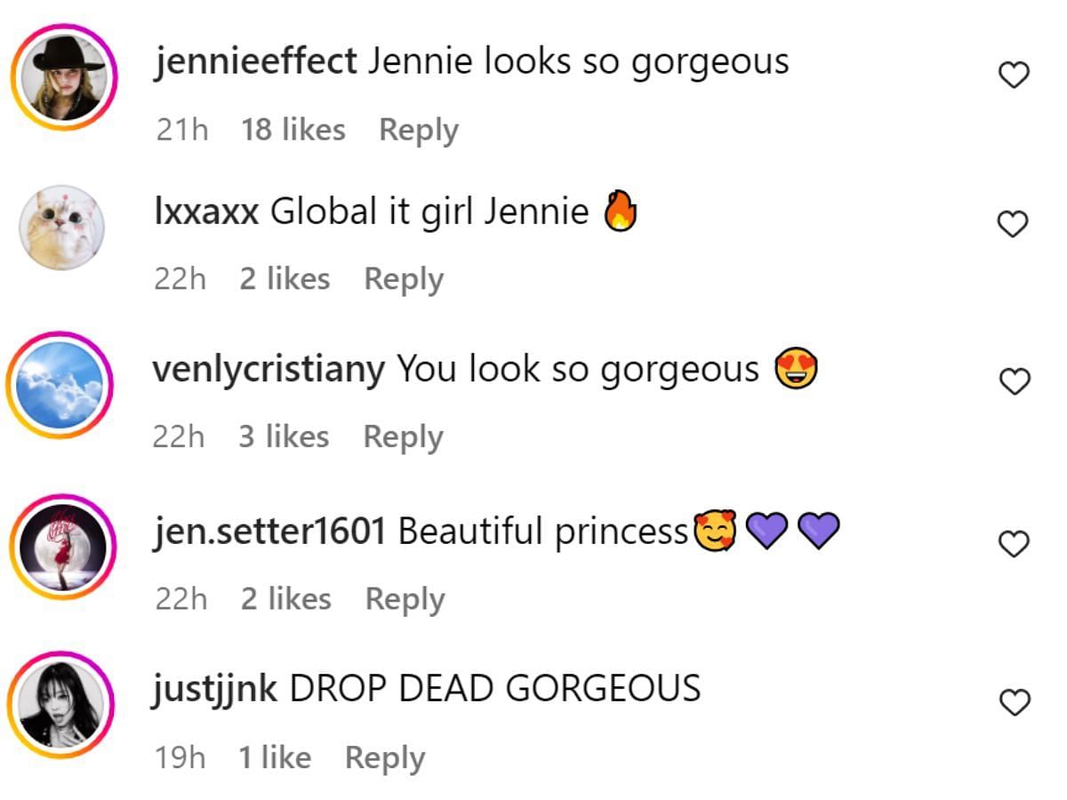 Fan comments (Image via Beauty Kurly Instagram)