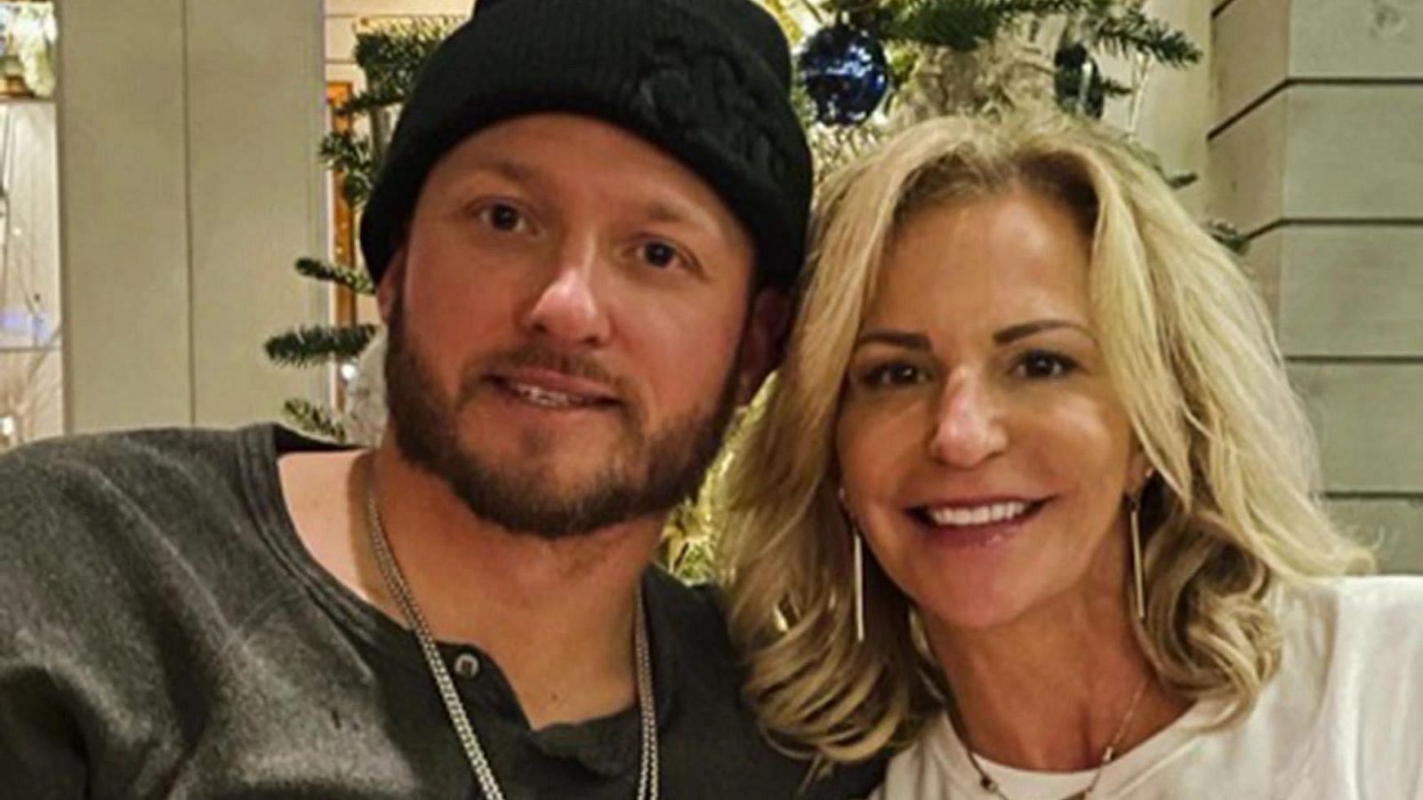 Josh Donaldson with his mother