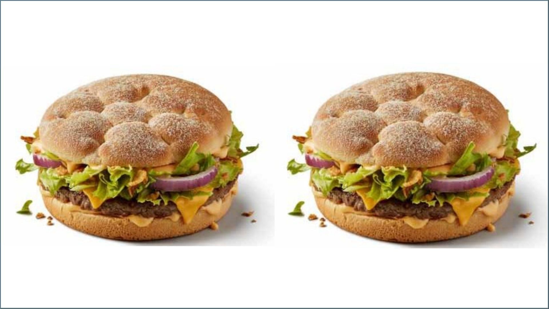 The Big &amp; Cheesy Burger (Image via McDonald&#039;s)