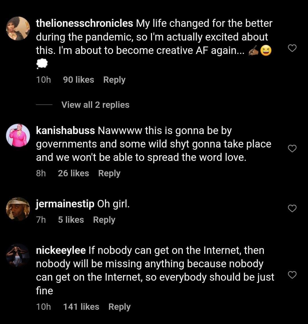 Netizens react to a potential internet shutdown (Image via theneighborhoodtalk/Instagram)