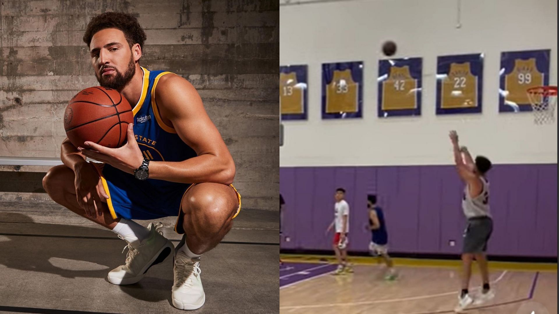 Did Klay Thompson give a tryout at Lakers facility?
