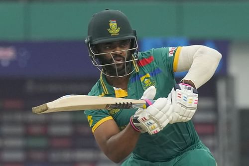 Temba Bavuma bagged a duck after electing to bat first
