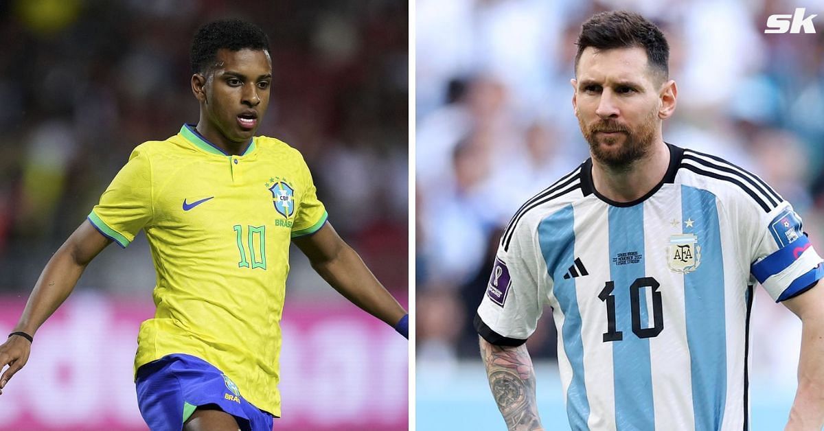 Lionel Messi and Rodrygo had an altercation in the Brazil-Argentina clash