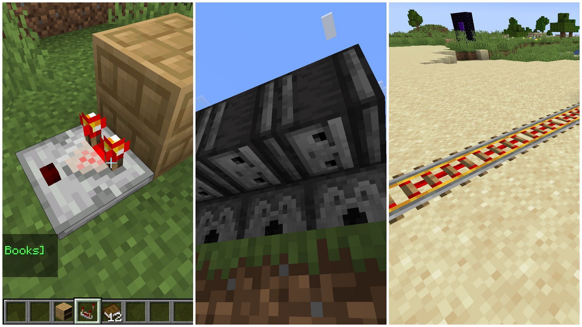 There are many useful redstone items in Minecraft (Image via Sportskeeda)
