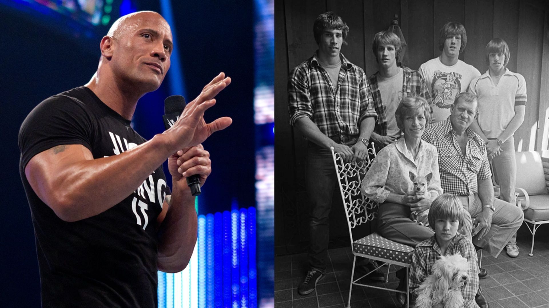 The Rock and The Von Erich Family