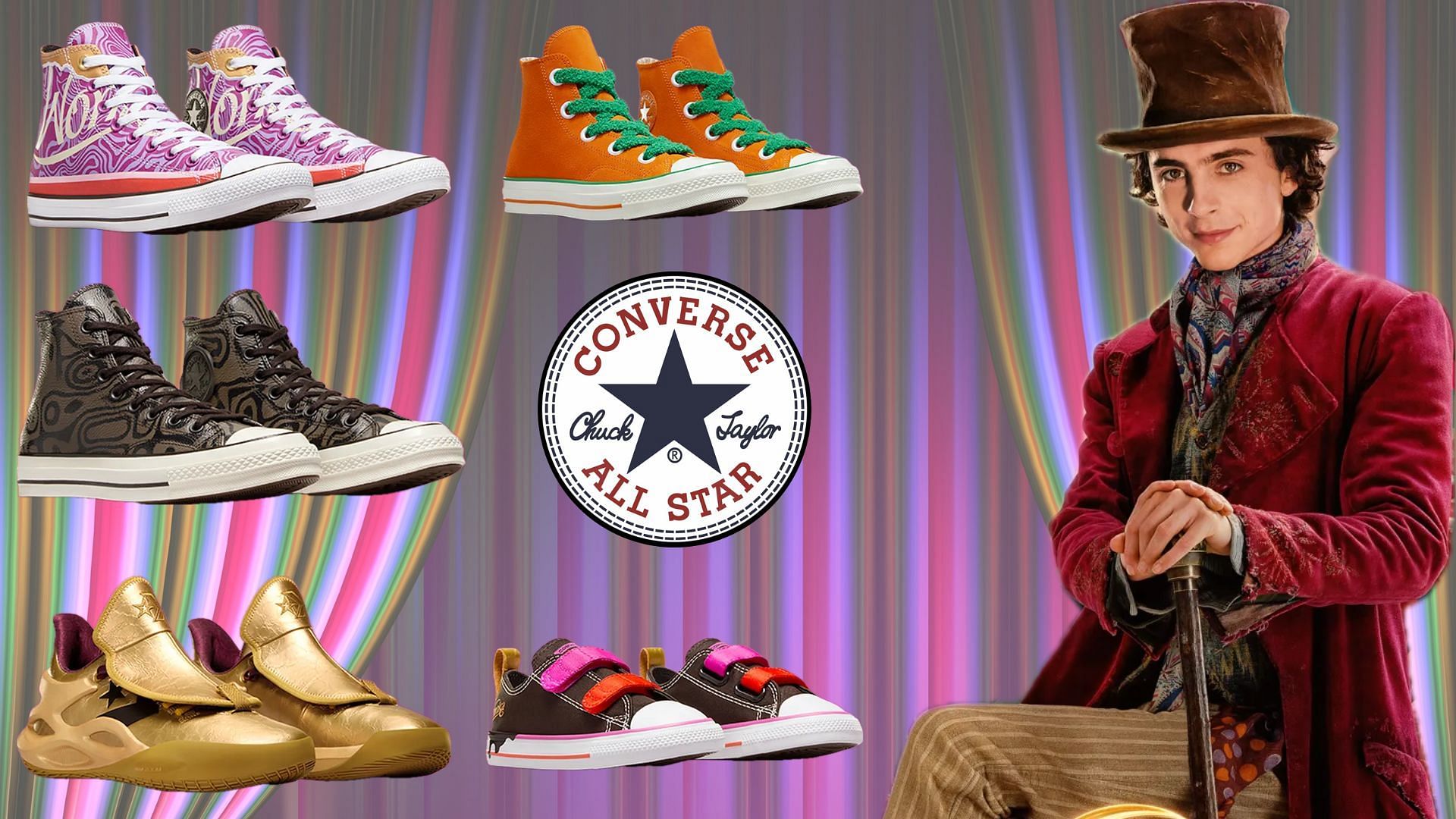 Wonka: Wonka x Converse sneaker and apparel collection: Where to get ...