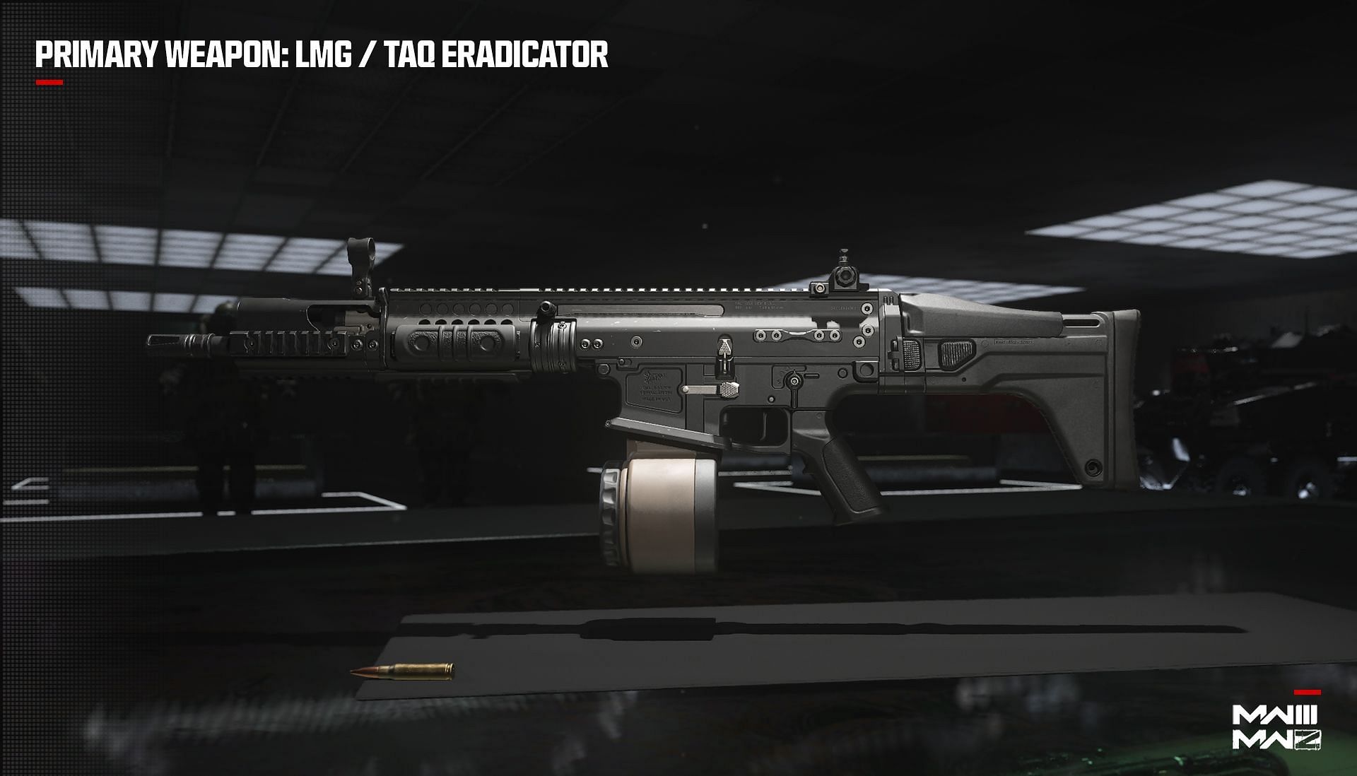 A new LMG of MW3 - TAQ Eradicator (Image via Activision)