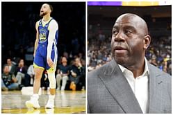 "We all know who's #1 and who's #2" - Magic Johnson comically throws major sass while respecting Steph Curry