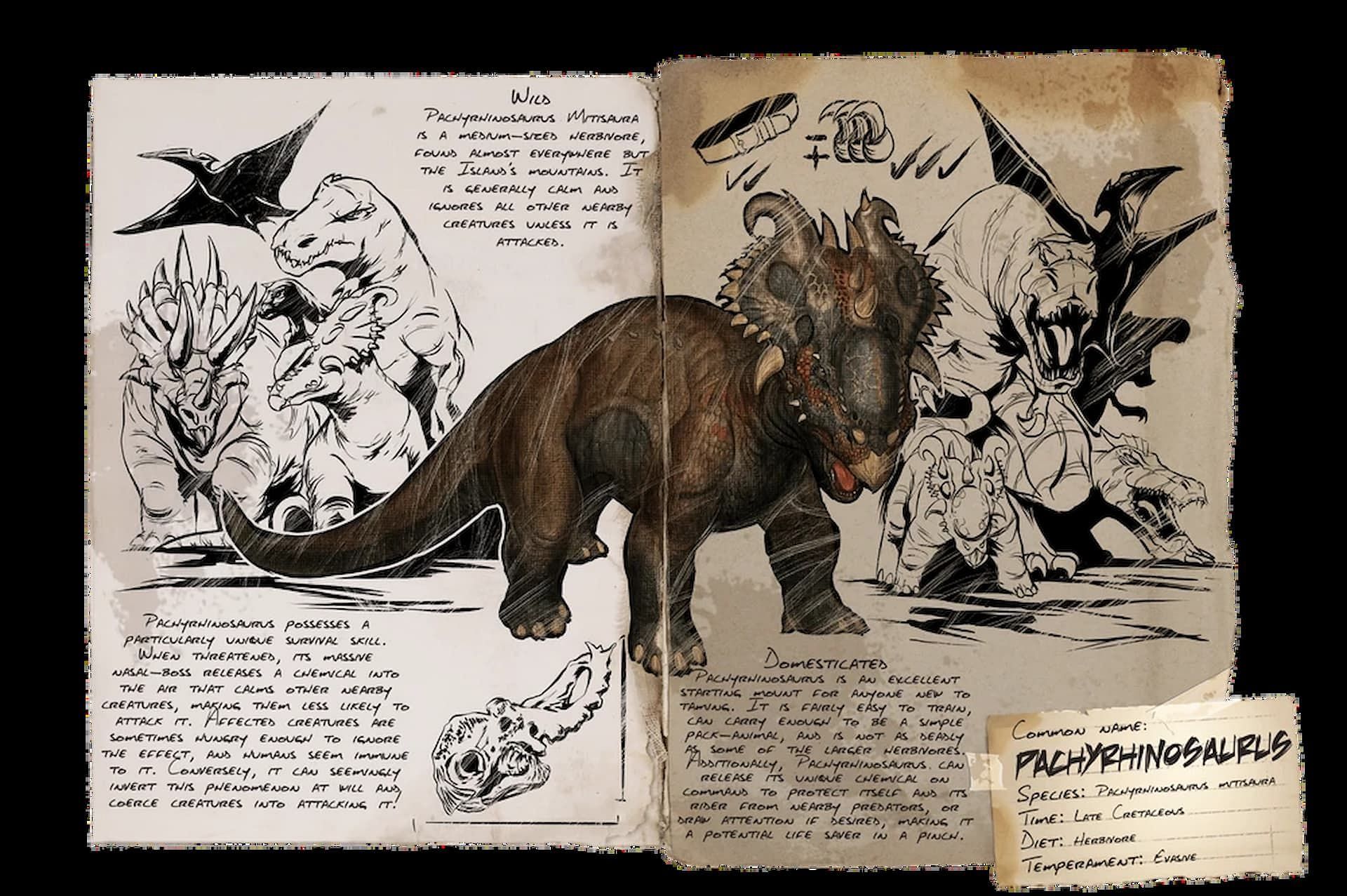 The Pachyrhinosaurus should not be underestimated in ARK Survival Ascended (Image via Ascended)