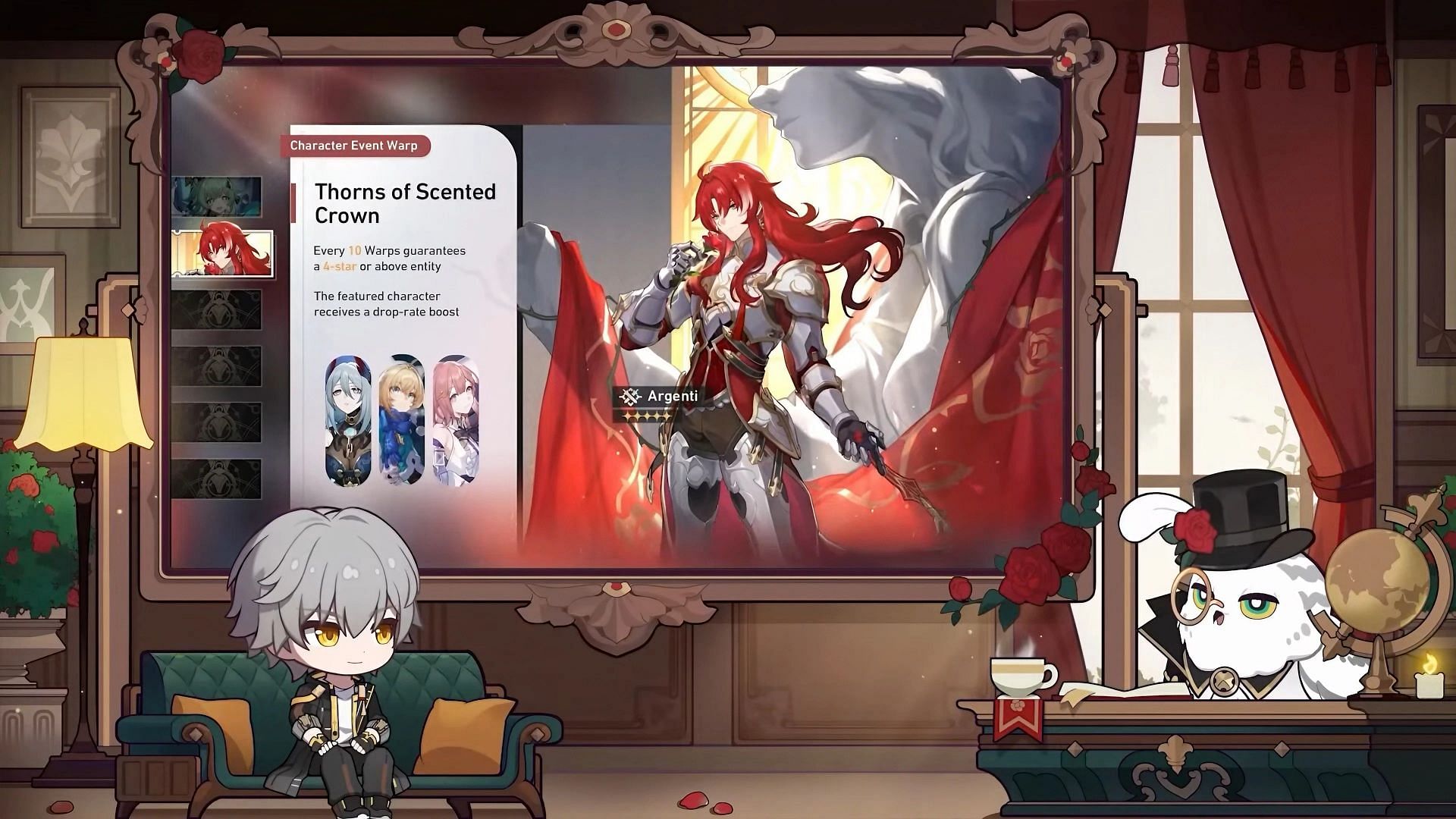 Argenti banner as shown in the version 1.5 livestream (Image via HoYoverse)