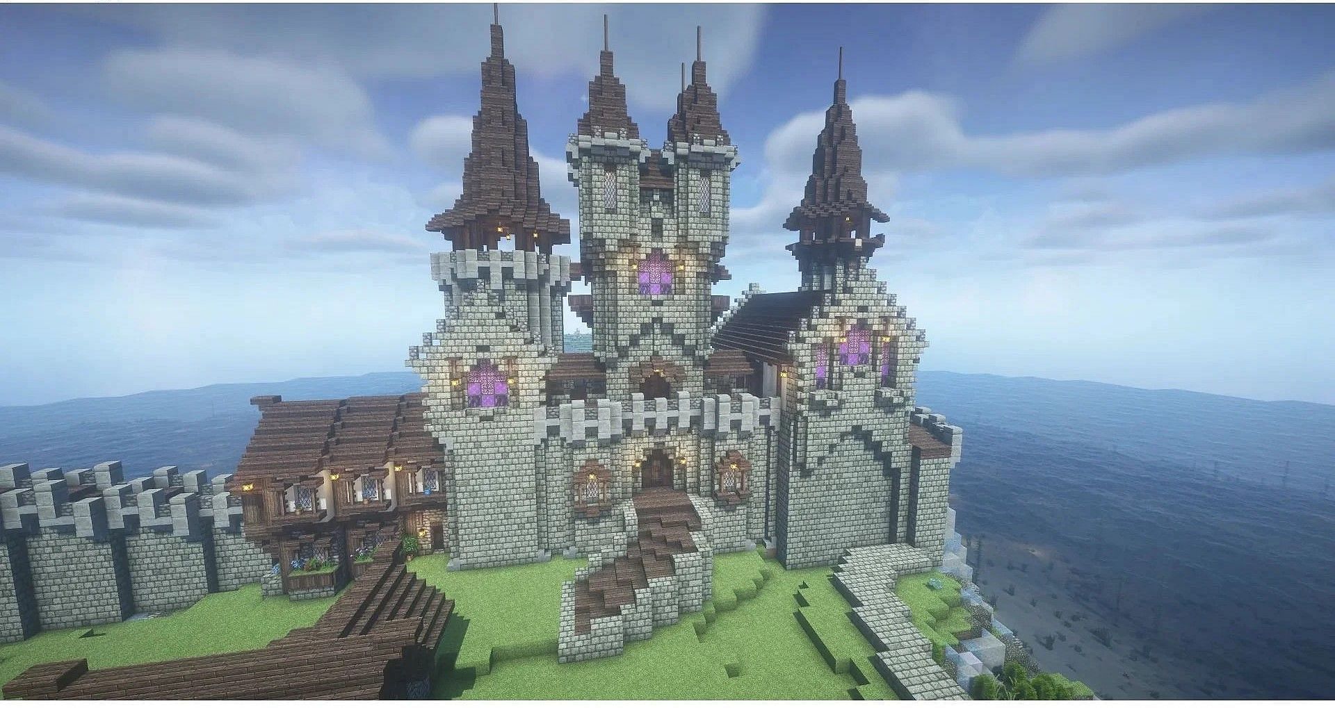 A defensive and towering castle keep (Image via Reddit/u/PalpableDefeat)