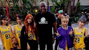 Watch: Le Sserafim singers gives unfiltered reaction to seeing NBA In Season Tournament courts for 1st time