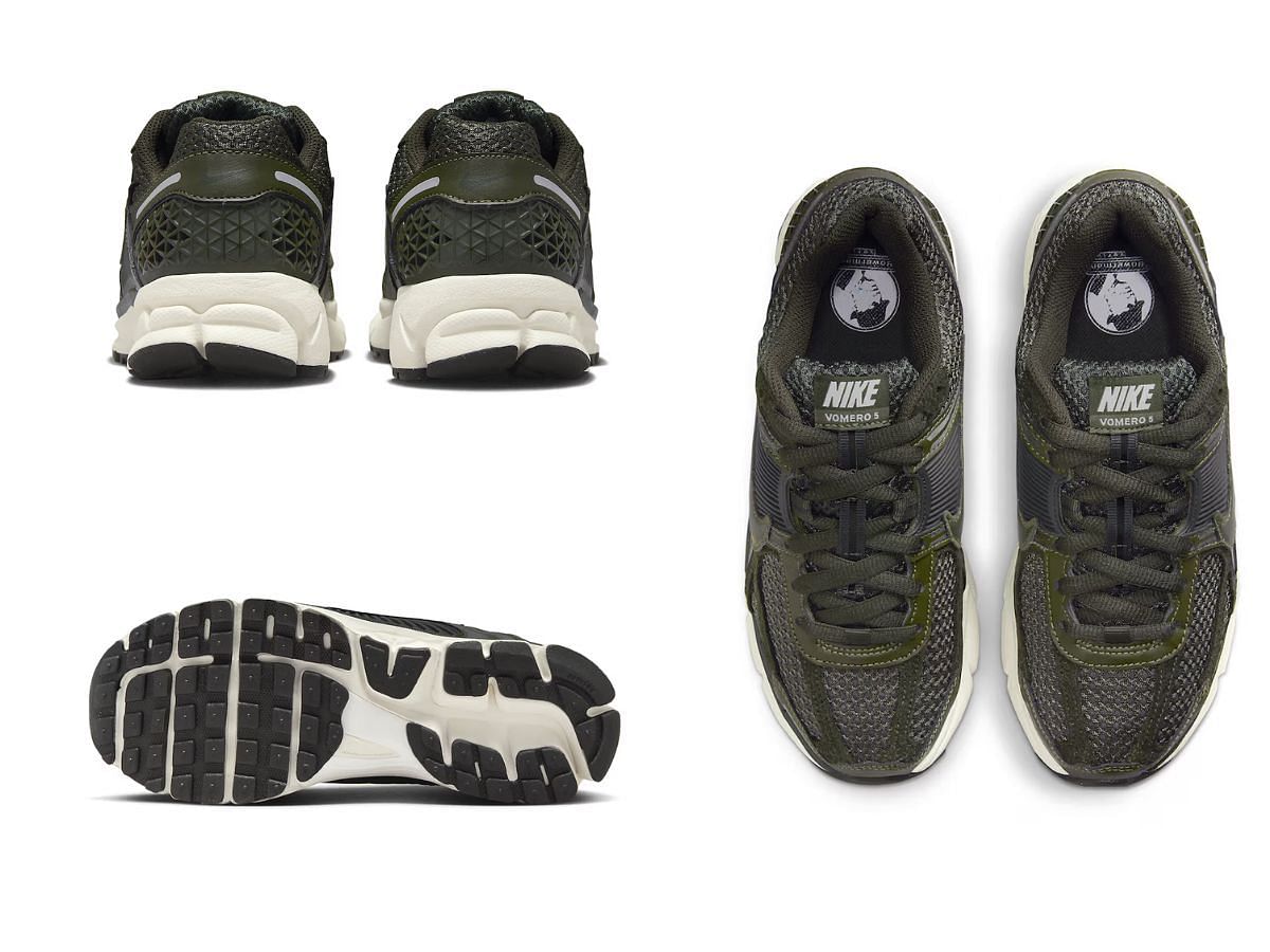 Nike Zoom Vomero Cargo Khaki sneakers (Image via Sneaker News)