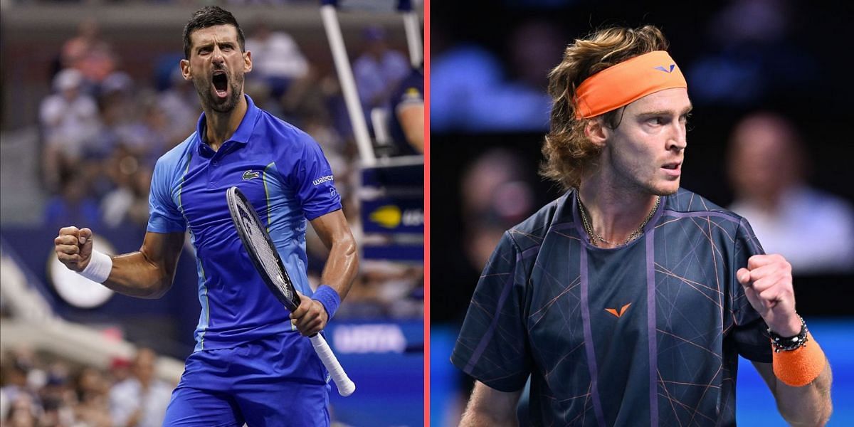 Novak Djokovic vs Andrey Rublev is one of the semifinals at the Paris Masters