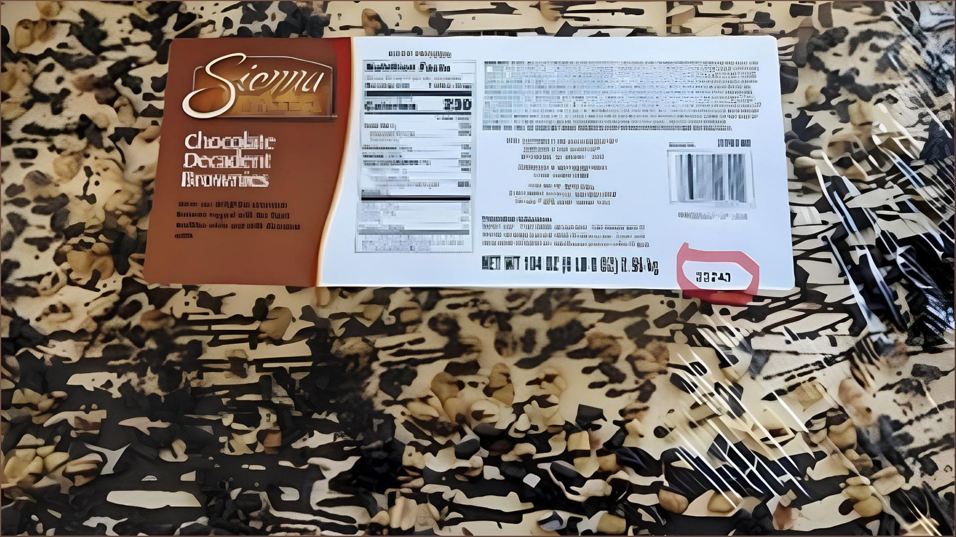 The recalled Chocolate Decadent Brownies may contain undeclared peanuts (Image via FDA)