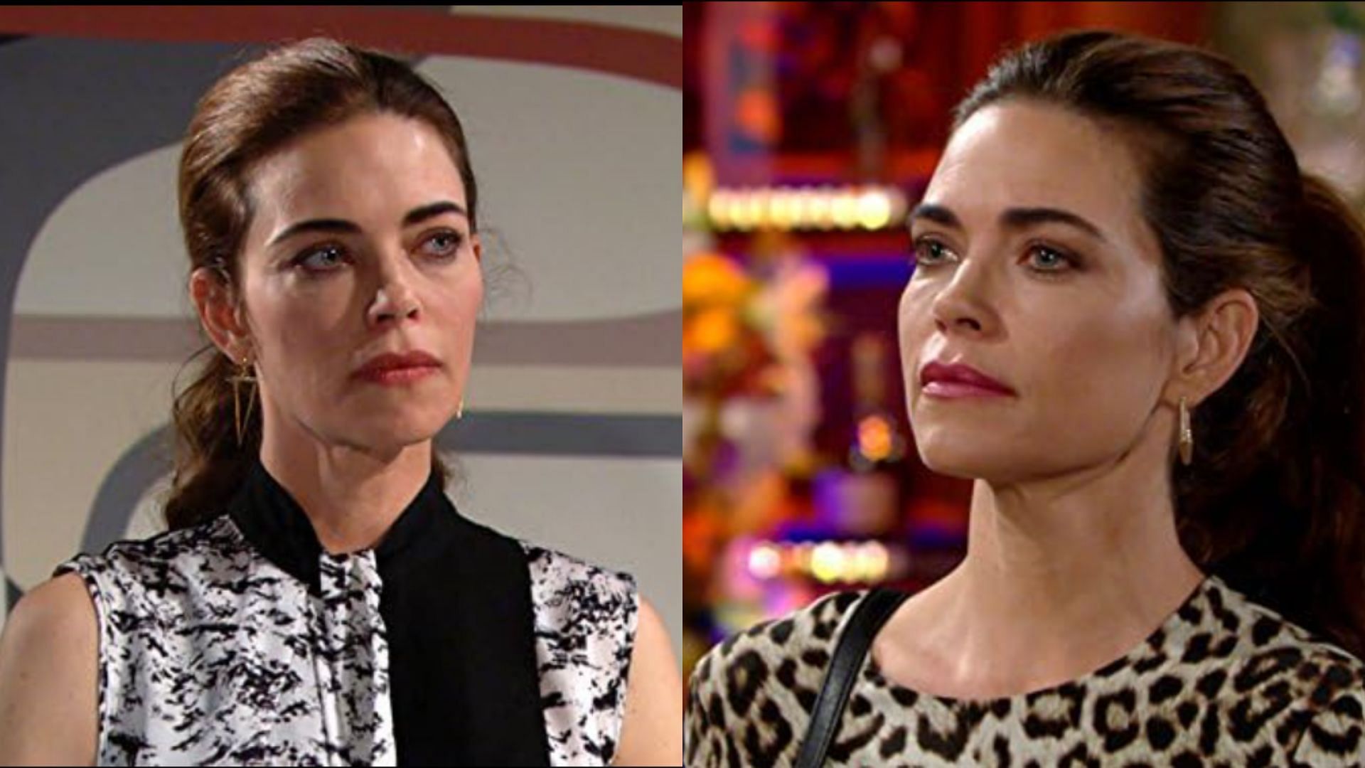 Amelia Heinle portraying Victoria Neuman (Image via CBS)